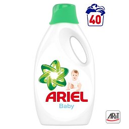 Obrázek pro produkt Ariel Baby tekutý prací prostředek 2,2l 40 praní