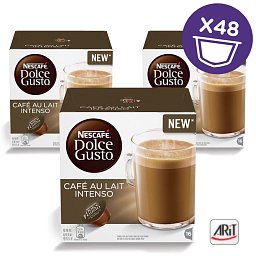 Obrázek pro produkt NESCAFÉ Dolce Gusto® kávové kapsle Café au Lait Intenso 3 balení