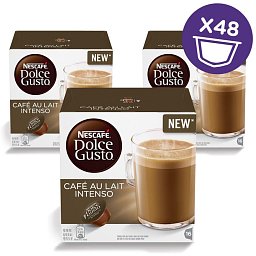 Obrázek pro produkt NESCAFÉ Dolce Gusto® kávové kapsle Café au Lait Intenso 3 balení